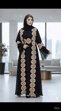 لتكوني ملكة بأطلالتكي فقط في الرؤيا العصرية ...  عباية من الحرير من اج...