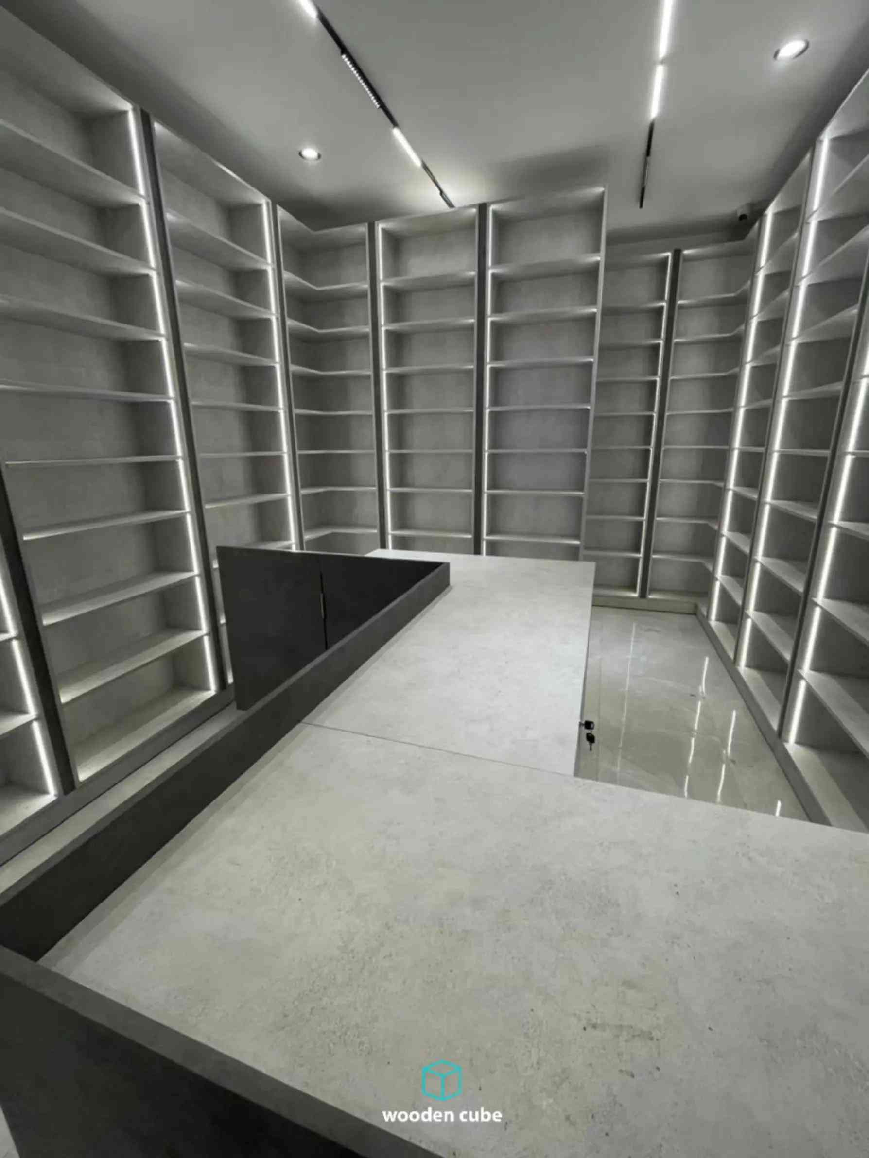 احد اعمالنا ..👌🏻 ديكورات صيدليه في منطقه البياع 💊 تطابق التصميم مع التنفيذ🖥️⚒️  يعطي مصداقيه لاعمالنا .. تم استغلال المساحة بشكل مثالي ورائع مما اعطى مساحة تخزينية واسعة تناسب حجم العمل 🤍 ... مع المكعب الخشبي ترى احلامك امام عينيك💎✨ للأستفسار ☎️ *********** زورونا في موقع العرض 📍 بغداد-نفق الشرطة -مقابل السفاره الفلسطينيه  #الشعب_الصيني_ماله_حل😂😂 #capcut #صيدلية #ديكور #اكسبلور 
