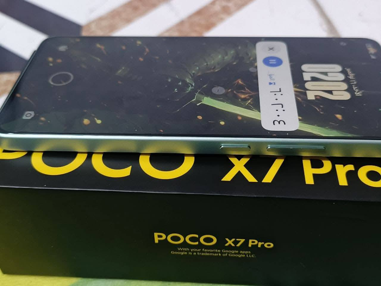 بوكو x7برو
ذاكره ٢٥٦ رام ٨
ملحقات كامله 
مكفول جهاز 
سعره 350
مكاني جلولاء رقمي ***********
