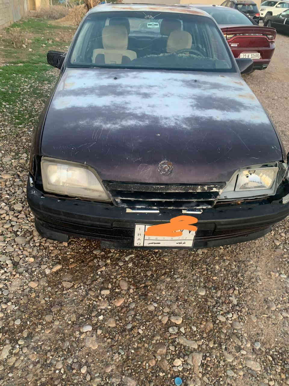 السلام و علیکم
للبیع اوبل اومیگا مودیل ۹۲ سنویە کارتونی  رقم کرکوک مااندل صاحبهە 
محرک و گیر و تایرات و باتری و اکسل کلە ابشرط 
مکان سیارە داقوق 
رقم الموبایل ***********
