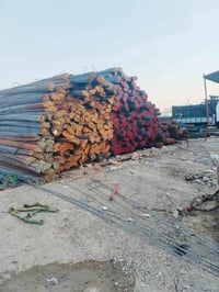 كل أنواع الحديد تسليح بأنواع مختلفه   كل القياسات متوفره نوعيات جيدا ج...