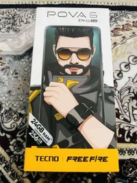 تكنو بوفا 6 برو 5g ذاكرة 256 العشوائية 12+12 شاشة امولد 120 هيرتز بصمة...