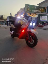 ا السلام عليكم  دراجه شحن اباتشي 2024  6 بطاريات  استعمال 8 اشهر  بيها...