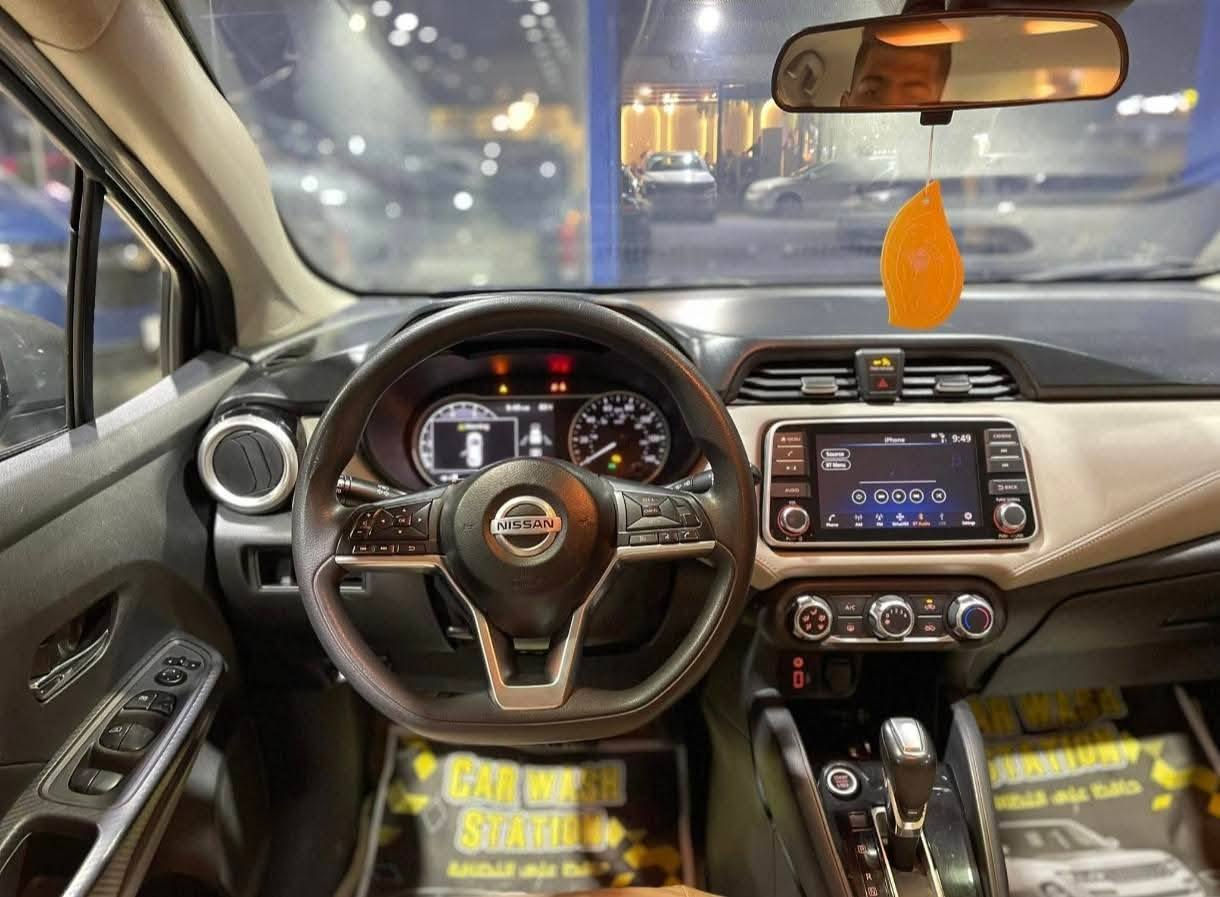 فيرسا 2020 / رقم بغداد حرة      موجودة بالنجف
#المركبة : #نيسان ڤيرسا فئة SV لون رصاصي موديل 2020
•الضرر : بنيد فقط 
•الرقم: بغداد ( تحويل مباشر باسم المشتري )

•المواصفات :

▪️السيارة : نيسان ڤيرسا لون رصاصي
▪️المحرك : 1.6L (اربعة سلندر)
▪️الموديل : 2020
▪️العداد : 69 الف ميل حقيقي
▪️حجم الويل : ويل كب حجم 17 مع طقم تايرات بحالة ممتازة
▪️لايتات اصفر عالي وناصي مع كشافات دعامية
▪️رادار امامي
▪️رادار جانبي (نقاط عمياء) بالمرايا الجانبية
▪️رادار خلفي
▪️حساس خلفي
▪️بصمة تشغيل
▪️شاشة الدشبول حجم كبير للتحكم بأيعازات السيارة
▪️كامرة خلفية دوارة مع الستيرن اصل
▪️غرفة السيارة: كشنات السيارة مخمل اسود
▪️سستم صوت
▪️ستيرن رياضي حرف D
▪️اشاير بالمرايا الجانبية
▪️تحكم ستيرن جهتين بلوتوث وحاكية وكروس سرعة وتحكم صوت 
▪️نظام ABS مانع انزلاق
~ سونار بوديكار موجود مسوي قبل شهرين 

السعر المطلوب :105 ورقة مع المجال
 
الاتصال على : ***********
