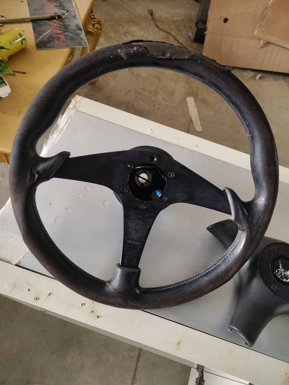 دركه رياضي يرهم استره ويرهم فكتره
يعوزه بس تغليف وباقي كدام العين سعرها 75الف بي مجال 
***********
