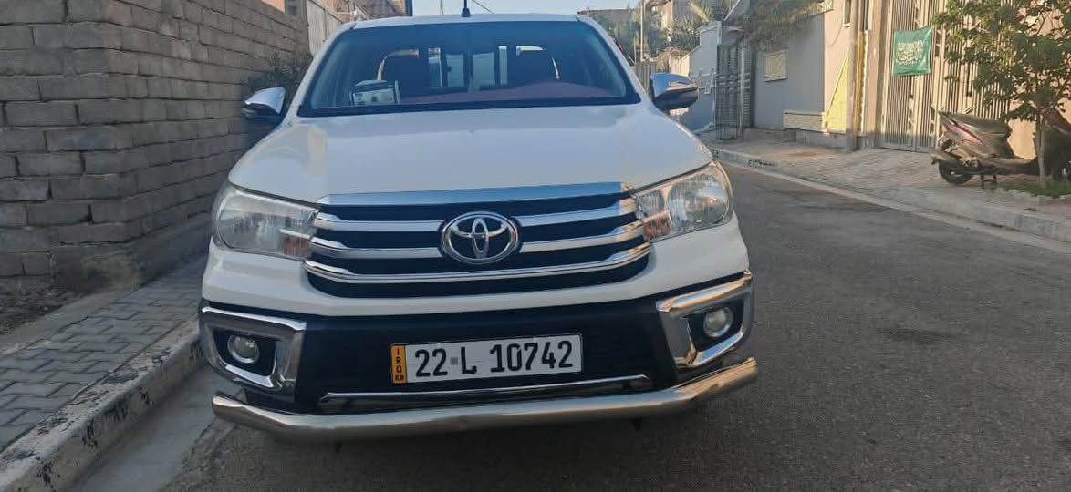هايلوكس 2018اربيل
ناصي بانزين سنويه ل30
ماشيه 184 قابله  للزياده
بيها ربع جاملغ امامي بارد 
بدون فتح والباقي كفاله
تريد وكاله او تحويل
سعر 240 ورقه بيها مجال
للتواصل اتصال فقط
عل***********
