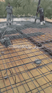 نجارة القالب • تسليح • النجف