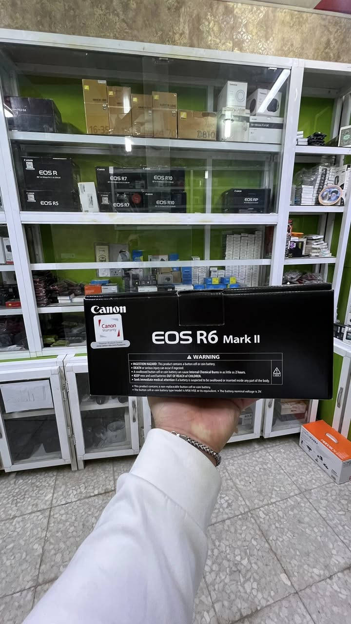 كانون R6mark 2
نضافه100‎%‎ كامله ملحقات حزام شاحنه بطاريه كارتون اصليه
فقط بدي مليون و950الف 
شتره 2k✅🔥
مكاني بابل ***********
