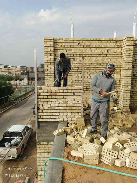 سلام عليكم اخوكم ابو احمد للبناء الحديث وترميم البيوت القديمه العمل واضح بلصوره كادر خلفتين أنجاز سريع نضافه وعداله 100/100/وزن مضبوط كادر بناء وتطبيك فرشي ولبخ اشتايكر وحتى نجار تستلم هيكل كامل عنوانه حله شارع 80 ومن لله توفيق تواصل ***********

