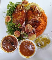 لحجز 07876426109‬‏      مطعم_شطرة_شعلة  #دجاجة شوي مع مقبللاات ب11 آلا...