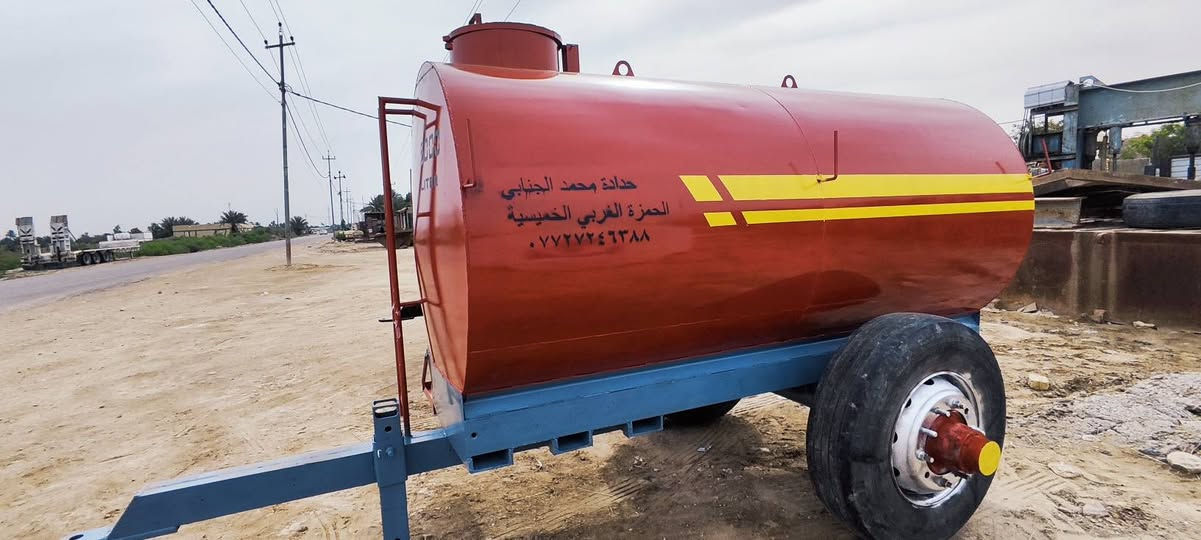 مقطوره تصنيع جديد حديد مغلون ثقيل 5000لتر( 5طن)  شاصي 8ملم اكسن تريله تاير22/5. العنوان ~بابل/ الحمزه الغربي/ الخميسيه /للاستفسار واتساب- ***********/***********

