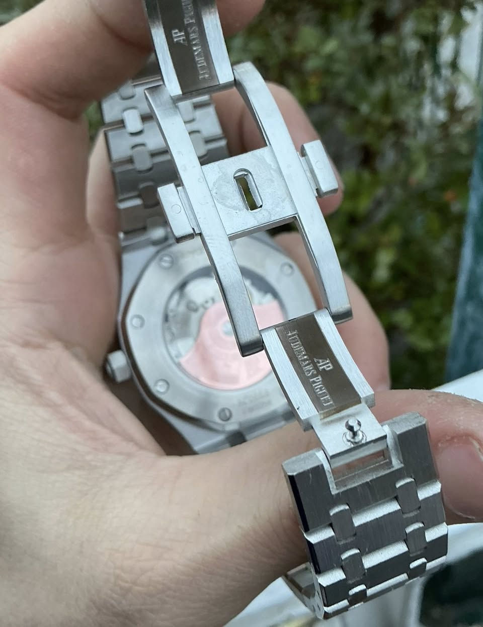 السلام عليكم ساعة Ap اوتوماتيك جديد
ظهر كشف شفاف
قفل فراشة
لون سلفر مميز
نافذة للتاريخ
قطر 43 42
قفل بحري
85 الف


**إذا كنت صاحب هذا الإعلان وتريد حذفه لأي سبب، رجاءا أرسل رسالة إلى الدعم الفني**