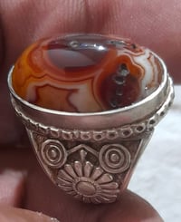 السلام علكيم / خاتم سلمياني احمر قديم  صياغه يدويه ثكيله قياسه الخاتم ...