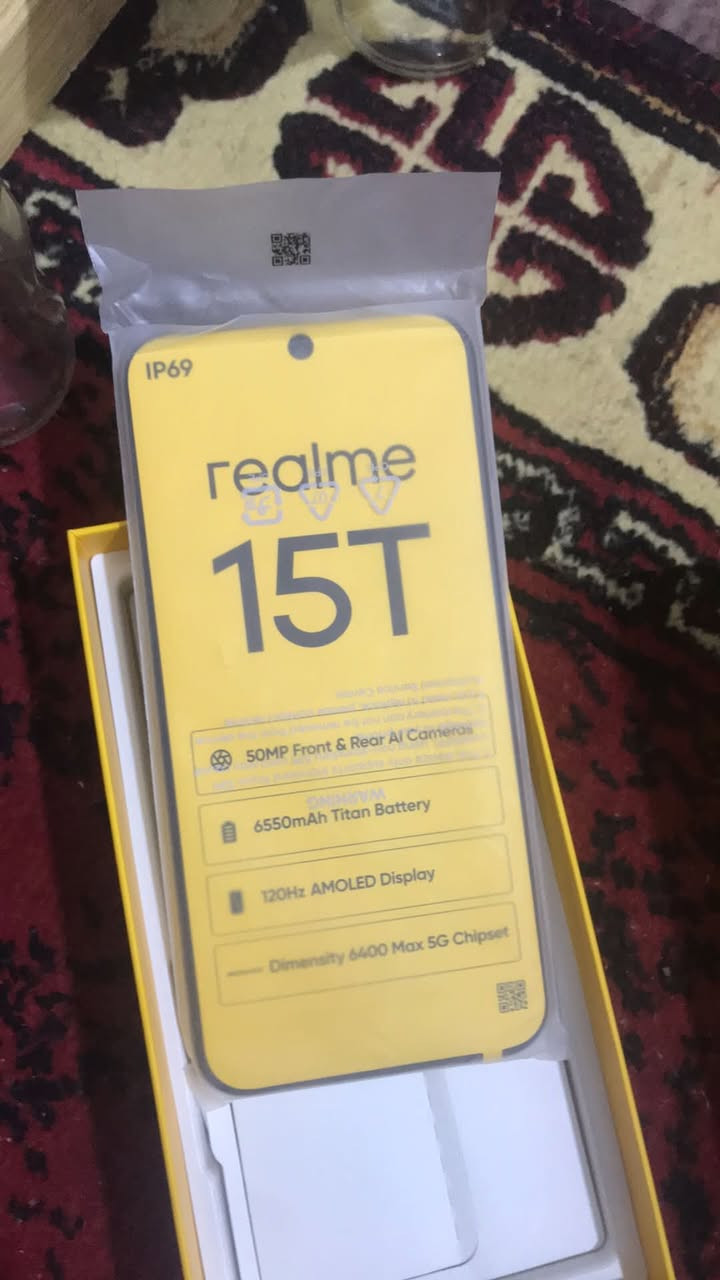 السلام عليكم
جهاز ريلمي 15T جديد بعده بلزكته فقط مفتوح من الكارتون بعده ما معرب اخذته ب٤٢٠ قيم بما يرضي الله المكان قضاء المدينه واتساب ***********
