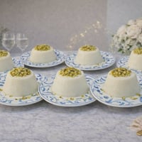 سيت صحن حلويات • نقش أحرف • ٦ قطع ٢٠ سم