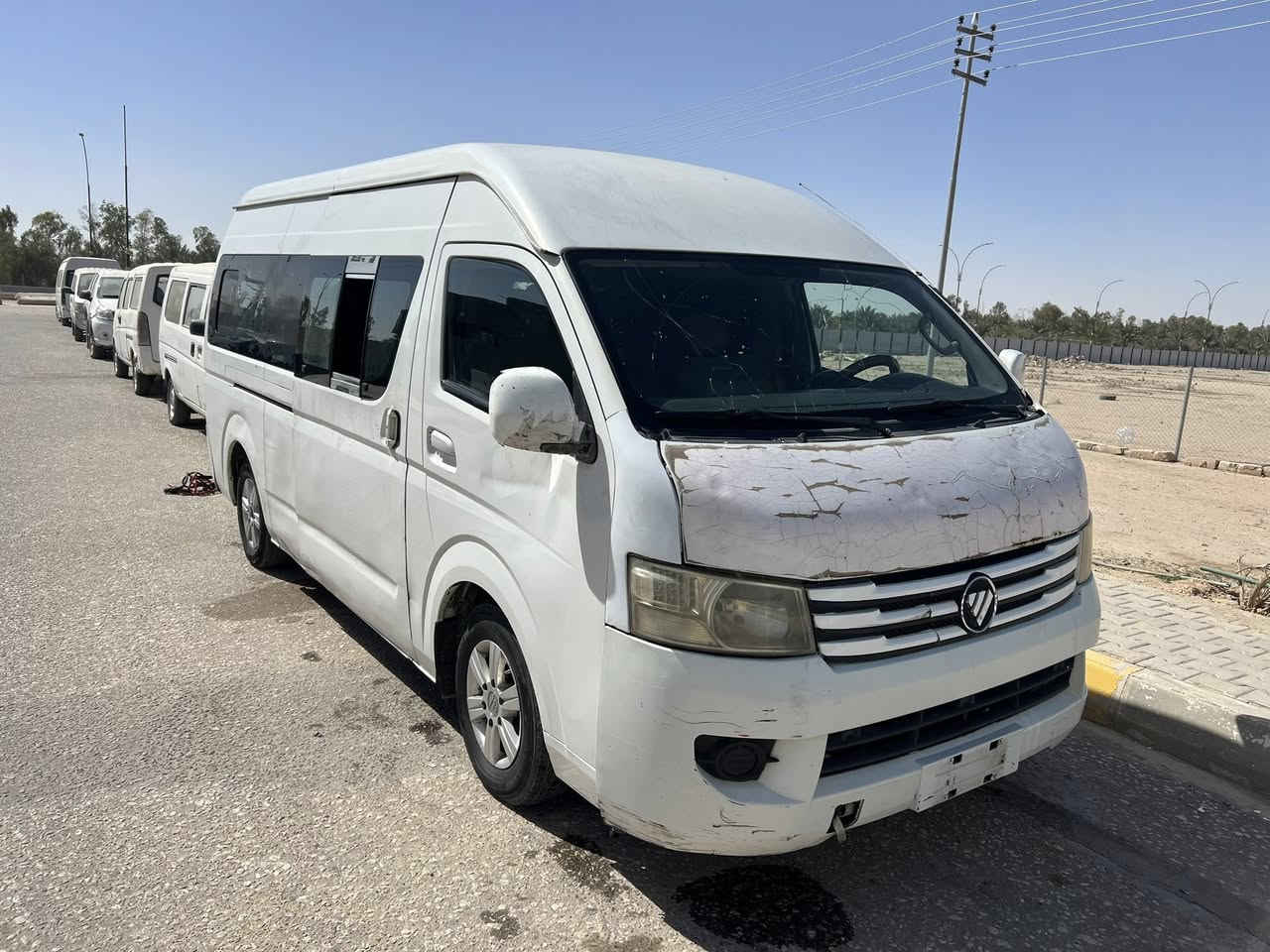 سلام عليكم 
فتون 14 راكب 2014 مال مزاد وزارة داخليه كتاب مزاد بسمي 
سياره شركه عامه معفيه من كمرك اورقم عله دوله اسويلك وكاله ام باركود الك حق انته ترقمه 
كير ومكينه كفاله 
مكان سياره كربلاء 
سعره ب67 وبيه مجال 
***********
