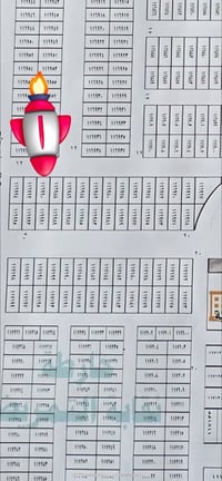 عرصه 200 متر باسمي بحي التمريض على شارع 12 السعر 45     (07807104789)