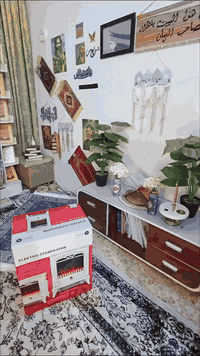 الجو بارد مو؟ وأسعار الصوبات نار وشكلهن مو حلو؟؟! وفرنالكم احلى مدفئة ...