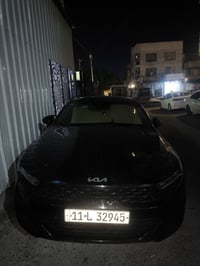 كيا.K5. موديل .2022 اللون : اسود  المحرك : 1600 تيربو  الحادث : بجم كب...