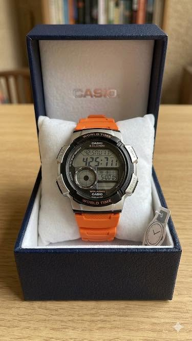 للبيع ساعة Casio World Time أصلية يابانية تتميز بتصميمها الرياضي القوي ولونها البرتقالي
 المميزات: توقيت عالمي، 5 منبهات، إضاءة، ومقاومة ممتازة للاستخدام اليومي.


**إذا كنت صاحب هذا الإعلان وتريد حذفه لأي سبب، رجاءا أرسل رسالة إلى الدعم الفني**