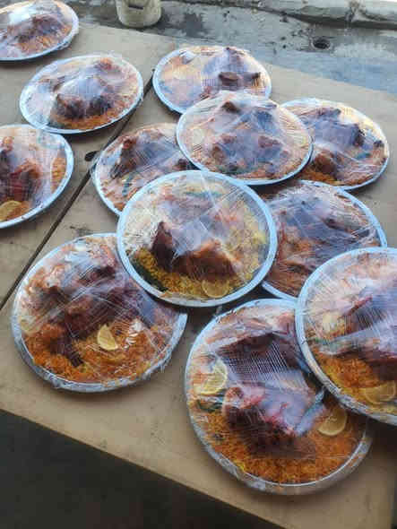 السلام عليكم من مطعم زاد الخير يقدن الكم مندي دجاج على الطريقة اليمنية الاصلية  تاخذ مرة ترج الف مرة سعر الدجاجة 13 الف بس وتوصيل حسب المكان داخل هبهب مجاني 🛵🛵🛵🛵الحجز مراسلة الصفحة او التصال ***********
***********
تشرفونة وتنورونا في اي وقت
