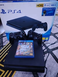 بلي 4 سلم اوربي ذاكره 500G الجهاز نظيف 100% ما مفتوح  الملحقات: يدات2 ...