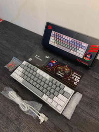 كيبورد ريدراكون • كيبورد شفاف • حجم١٠٠ سويتش احمر