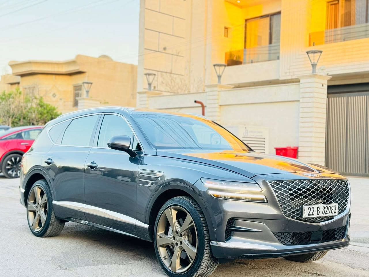 السلام عليكم للبيع جنسزز G80
رقم بغداد بسمي هزه وفحص جديده
معروضه 310 وبيها مجال 

المميز للبيع فول الفول 🔥🤍
GENESIS G80 2021 🔥🤍.  
حادثهاالبنيد فقط الباقي كفاله عامه 

رقم الهاتف ***********              

المواصفات فول 1/1 آعلى فئه 
داخل عسلي مميز
1_رادار امامي
2_رادار جانبي
3_ابواب شفط
4_بردات خلفية وجوانب
5_حساس امامي + حساس خلفي
6_كامرة دوارة 360 درجة
7_قيادة ذاتية
8_اربع وضعيات قيادة
9_كشنات تدفئة + تبريد 
10_ ستيرن كهرباء + تدفئة 
11_كشنات خزن ميموري 
12_اشارة بالمري
13_ داتاشو عداد رقمي بالجامة
14_خمس كامرات امامي خلفي جوانب
15_ويل كب تو سايز ، تاير دنلوب قبل شهر شادهن
16_مري شفط
18_هاند بريك كهرباء 
19_شفتات ستيرن
20_اربع بصمات بواب
21_ فتحة سقف بنراما 
22_تبريد خلفي 
23_نضام صوتي lexcon
24_ حجم المحرك 3.3 V6 GDi Engine ( twin turbo )
25_القيادة نظام Hi-pass (مع مرآة الرؤية الخلفية ECM)،
26_اضائة داخلية 
27_ شاحن لاسلكي
28_عدادات TFT LCD مقاس 7 بوصة
29_ماوس خلفي امامي للتحكم
30-السيارة مغلفه بالكامل
31- حداديه جديده وكامله السياره على
