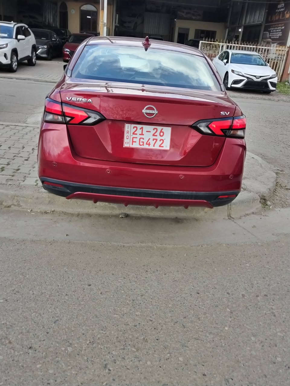 نيسان فيرسا 2024..SV
#العداد38الف_مايل
#السعر117$
#حجم16
كاتي .يترقم شمالي (اربيل_سليمانيه)
مواصفاتSV موضح في الصور 
الضرر جامرلغ خلفي صبغ+ربع قبغ صندوق 
بيها 3قطع صبغ امريكا بدون حاذت 
السياره بدون دواخل .بدون شواصي بدون ايرباك 
صور الحاذت من ضمن المنشور
#مكان_السيارة_كركوك
للاستفسار 
***********
