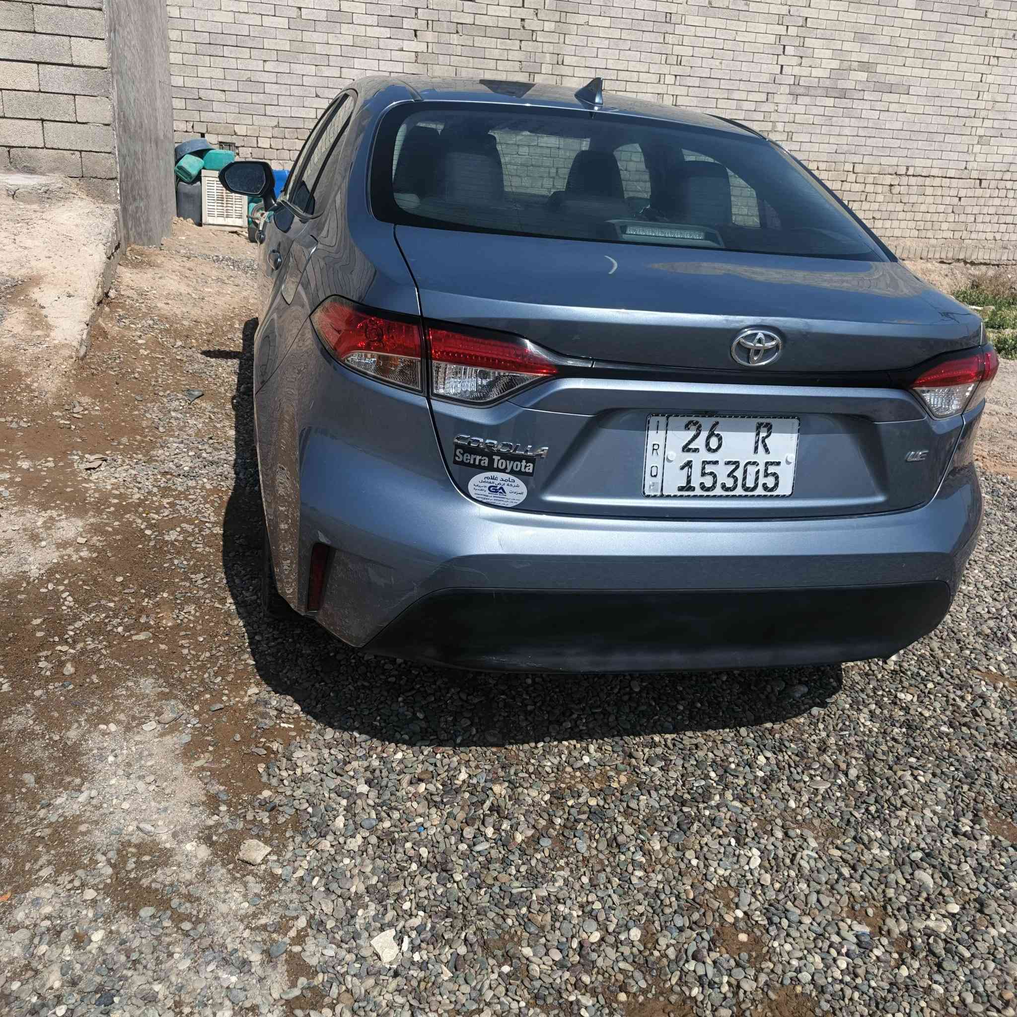 كورلا للبيع .
موديل ٢٠٢٣.
بدون صبغ بدون ضربه.  فقط جاملغ أمامي مبدل أصلي.. 
رقم صلاح الدين بأسمي سنويه ٢٠٣١ تنتهي مشروع وطني. 
بجم كبس دواخل مابيهه شرط ارباكات كلهه سليمه. 
سياره ع وضع الشركه ولا كلوب مشتغل بل دشبول  
سياره مال جناي.
السعر ١٥٣ 
رقم ***********
المكان تكريت الديوم. 
التفاصيل كلهه مكتوبه.. 
اتصل بيك خير وتدلل..
