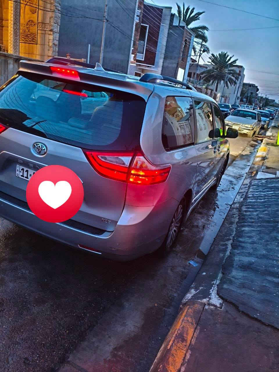 سينا موديل 2019
وارد امريكي 
رقم بغداد 
حادثها مرفق بل صوره وبيها فقط باب السائق مصبوغ 
اعلى مواصفات XLe
السعر 225$
للاستفسار الاتصال 
***********
