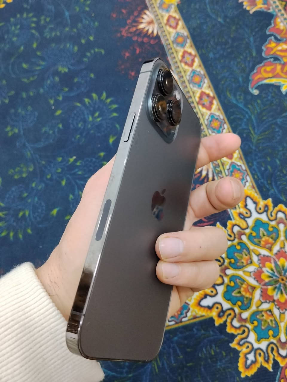 ايفون 13برو ماكس نضافه فول فول مكفول كفاله عامه تفحص بطارية 88 بدون اي تصعيد مكاني بعدبغداد مدينه صدر سعر 650 قفل ***********
