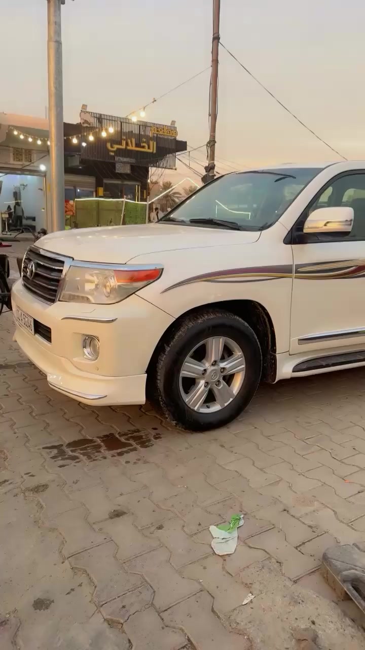 لاندكروز 2012 بغداد بسمي صورها بالشريط وبدون شريط سونار موجود كير محرك صدر تخم تاير خير من الله مقطع فديو موضح الشخوط والرصعات سعرها337بيهة مجال مكاني ديالى المقدادية*********** بيع او مراوس
