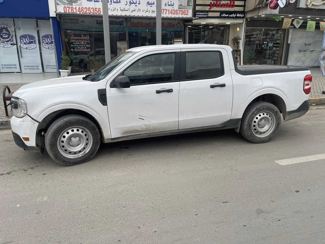 مكلف بلتشر 
فورد مافريك  
هايبرد بانزين موديل 2022
لون ابيض كما موضح بلصور  وضربتها هم 
امانه الله سياره كامله من كلشي صدر تبريد كلشي تجي وتشوف  وتطلع بيها وين متريد وتتحمل 
السعر 180 وقابل التفاوض .
***********
