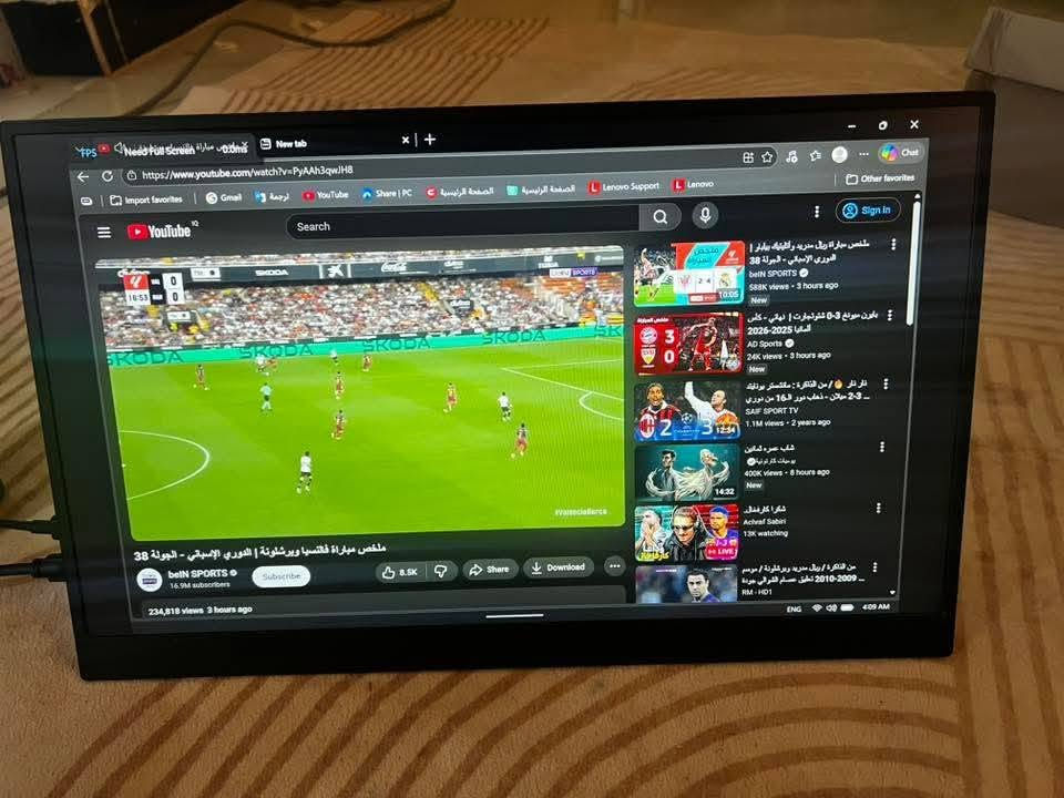 شاشه مونتر حجم 15.6
60 هرتز 
بيشتغل ع شحن تقدر تربط ع هاتف 
سعره 60 الف توصيل ما عندي


**إذا كنت صاحب هذا الإعلان وتريد حذفه لأي سبب، رجاءا أرسل رسالة إلى الدعم الفني**