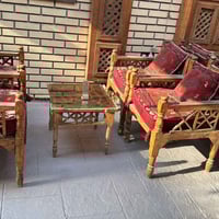 كراسي وطاولات تراثية أصلية مناسبة لمشروع كهوة – مطعم – قعدة تراثية • ا...