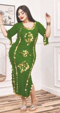 فستان مصري • فانيلة ليكرا • فري سايز ٤٠-٨٠