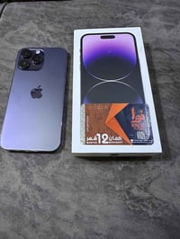 ايفون 14برو ماكس دبل سيم  بطارية 77 ذاكرة256  السعر 800الف للاستفسار ا...