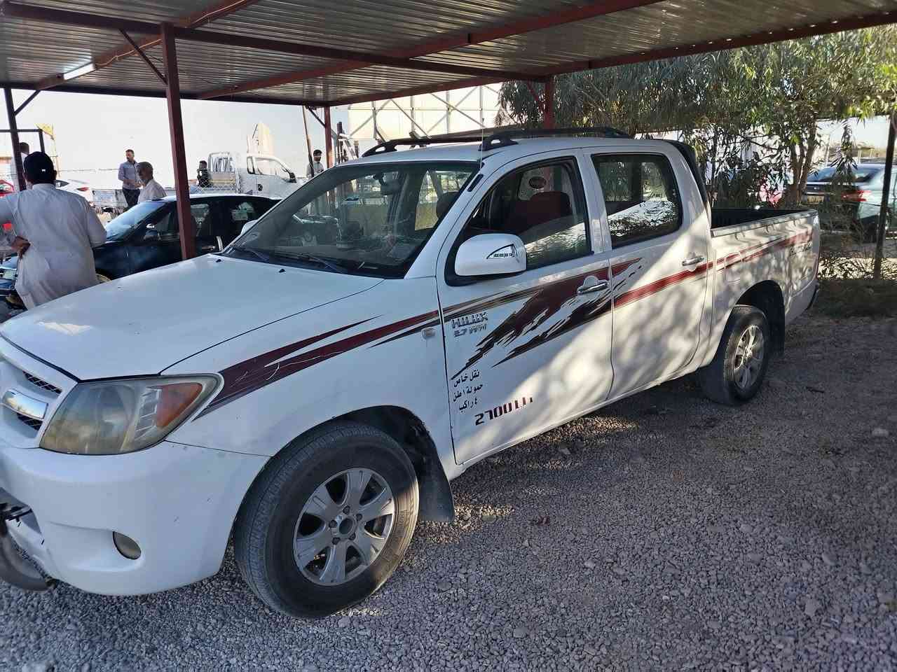 تويتا دبل 2008 مشرع وطني بيها قطعتين محرك مكفول من تنقيص او تبخير حدادية السعر 135
