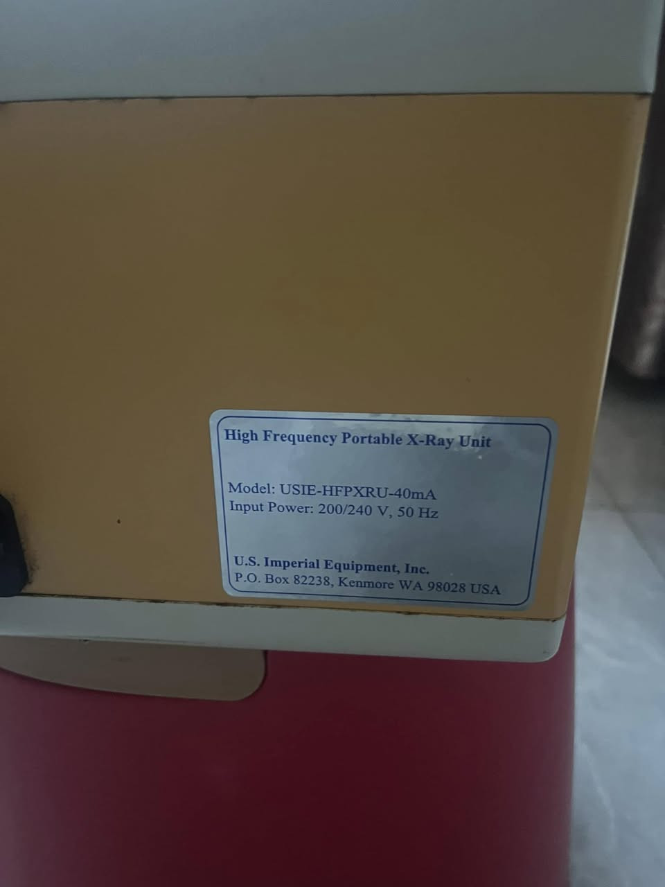 Portable X-ray machine
Carestream Vita LE CR system 
whatsApp ：+86 18931162541 

#SurgicalImaging #Fluoroscopy #OperationTheatre
#OrthopedicSurgery #SpineSurgery #PainManagement
#MedicalDevices #MedicalEquipment #HospitalEquipment
#UsedMedicalEquipment #MedicalEquipmentForSale
#Xray #DigitalXray #Radiology #DiagnosticImaging
#CTScan #MRI #Ultrasound
#Doctor #Hospital #healthcare 
#hitachi #fujifilm #shamidzu 
#importedequipment  #usedequipmentforsale


**إذا كنت صاحب هذا الإعلان وتريد حذفه لأي سبب، رجاءا أرسل رسالة إلى الدعم الفني**