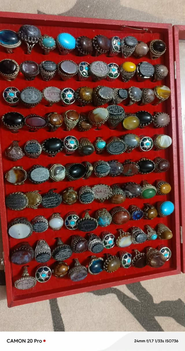 100 خاتم فضه ايراني سعر 200 الف للكل مكان كربلاء
***********
