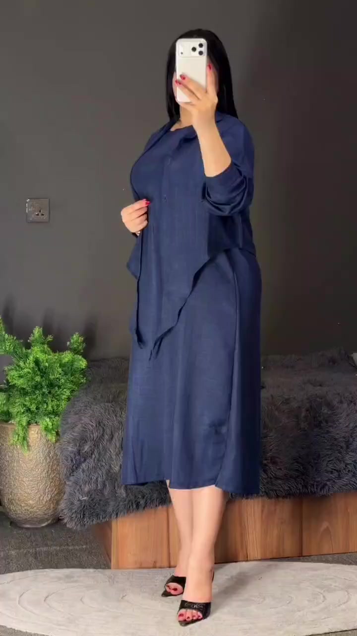 فستان وقميص قطعتين 
القماش للن 
القياسات فري سايز يلبس قياسات 38 الى 46 
يعني يلبس من وزن 50 الى وزن 90


**إذا كنت صاحب هذا الإعلان وتريد حذفه لأي سبب، رجاءا أرسل رسالة إلى الدعم الفني**