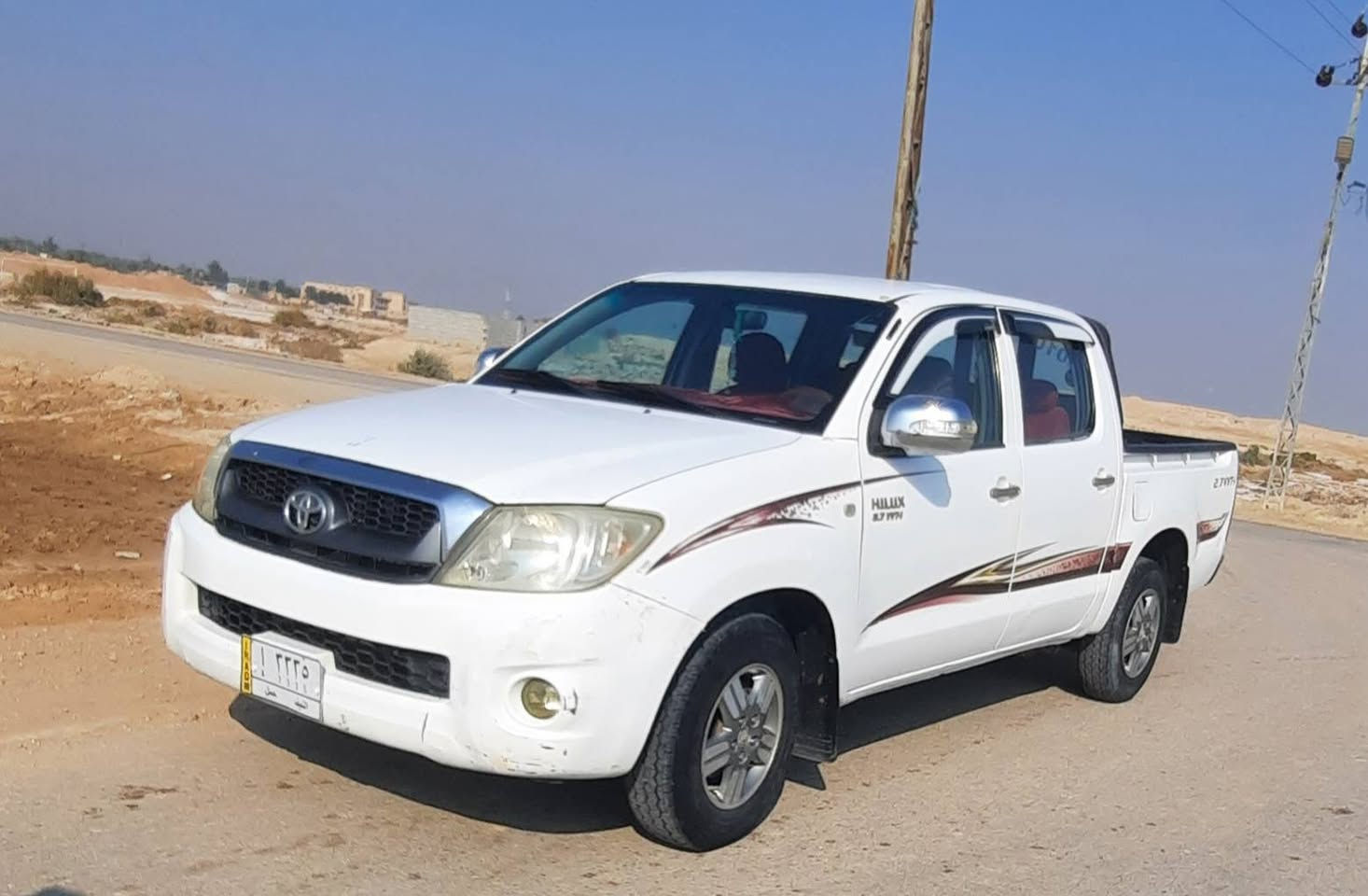 للبيع فقط تيوتا هايلوكس كويتي  موديل ٢٠٠٩ كير عادي سياره نظيفه وجهازه اتصال فقط مكلف بنشر 
***********
***********
العنوان كربلاء المقدسة
