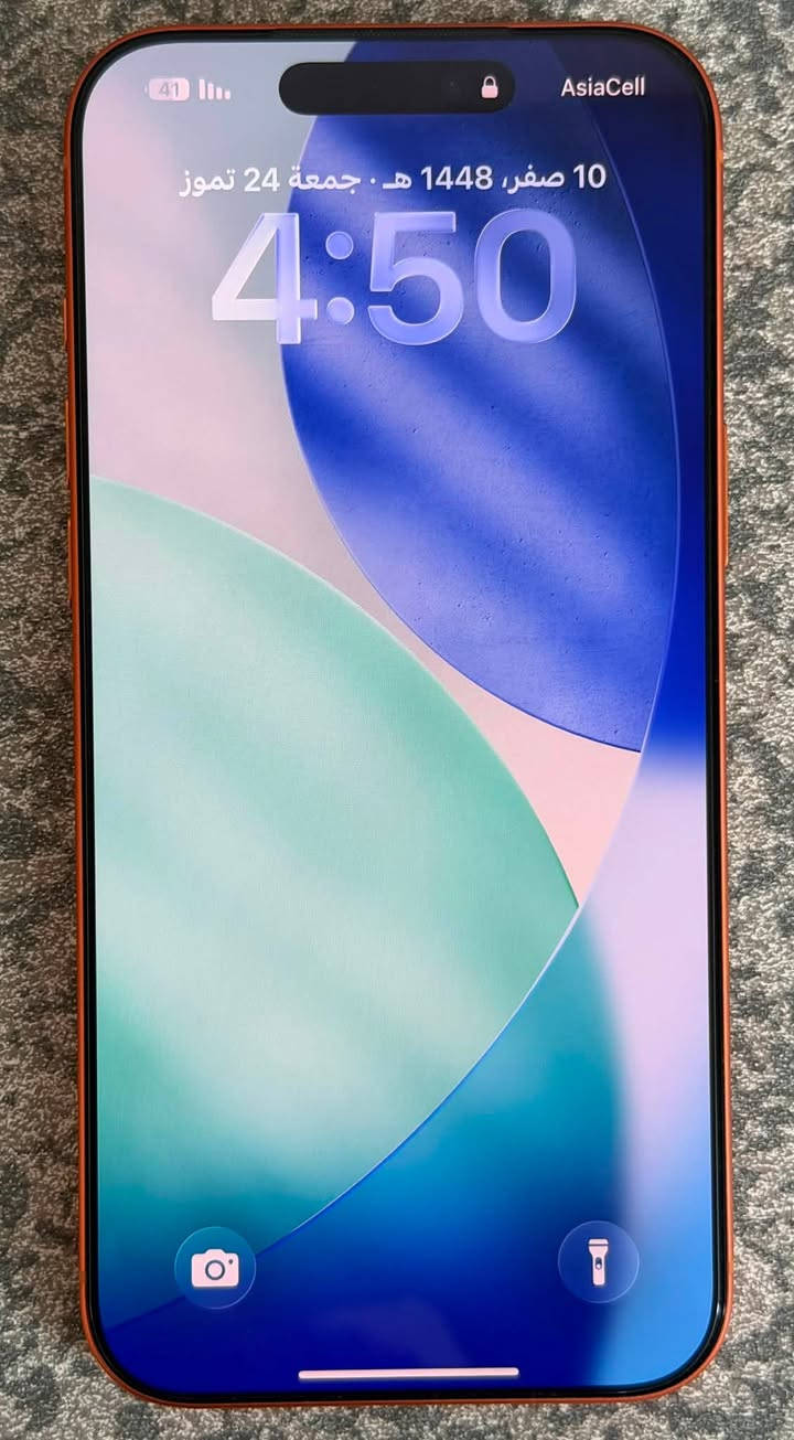 للبيع — iPhone 17 Pro Max (نسخة الشريحة الإلكترونية eSIM)

✅ نظافة 100%

✅ حالة البطارية: 98%

✅ الجهاز Waterproof / مقاوم للماء

✅ اللون: 🧡
✅ شاحنة اصلية 
📌 الجهاز بحالة الجديد جداً وما بي أي ملاحظات

💰 السعر: 1,650,000 دينار
للتواصل واتس: ***********
