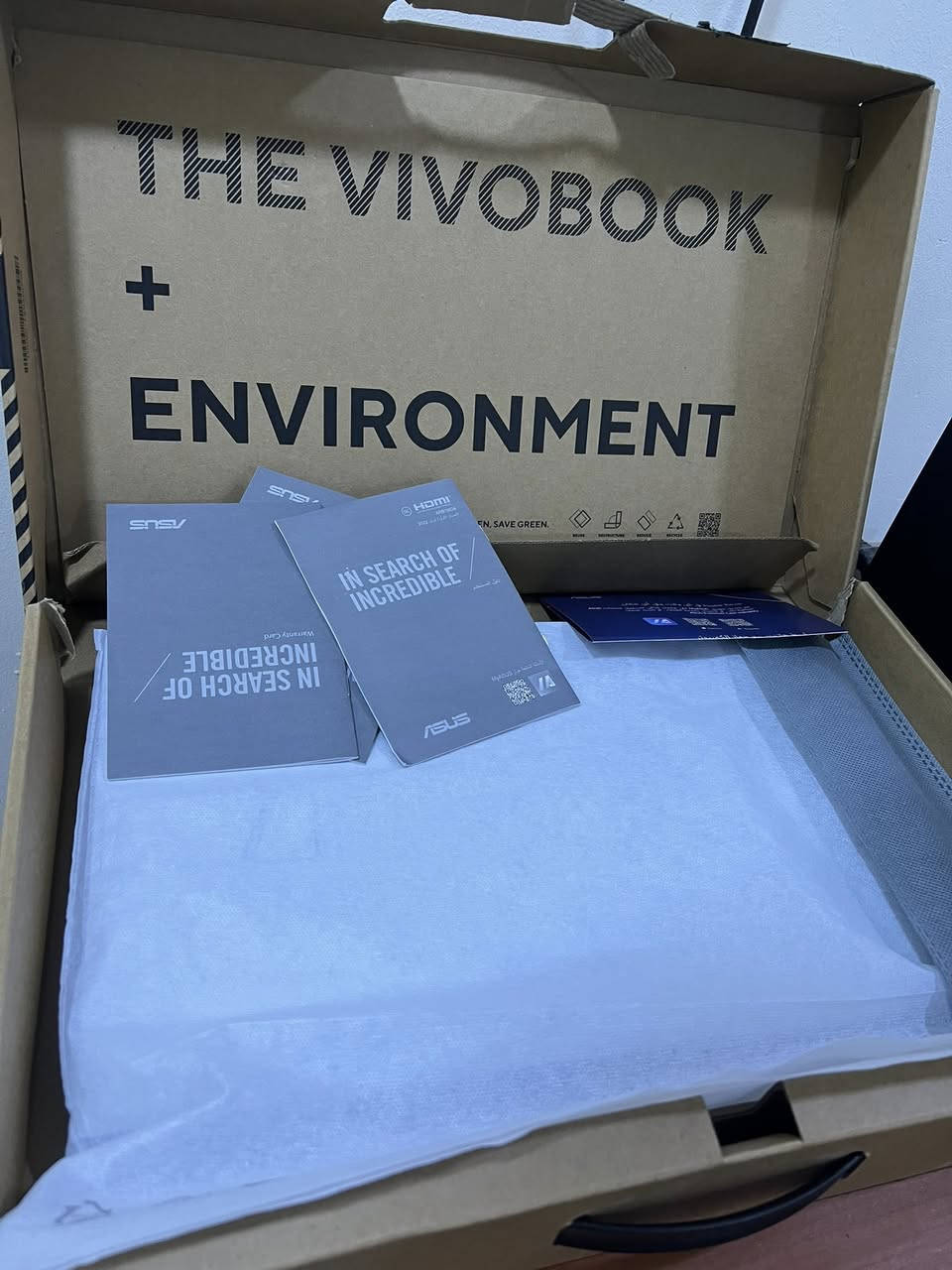 سلام عليكم للبيع لابتوب ASUS VivoBook Pro 15 جديد وستخدام قليل  غراضه وكارتونته وشاحنه كامله الاصليه موصفاته: 

‏CPU:  AMD Ryzen 7 5800H
‏Disk: SSD M.2 512 GB
‏Ram16 GB ddr4
‏GPU1: GTX 1650 4GB
‏GPU:8 GB
‏‎ شاشه 15.6+144 Hz
شاحنه 120 واط
وبيها بصمه
مكاني بغداد ماعندي توصيل سعره750


**إذا كنت صاحب هذا الإعلان وتريد حذفه لأي سبب، رجاءا أرسل رسالة إلى الدعم الفني**