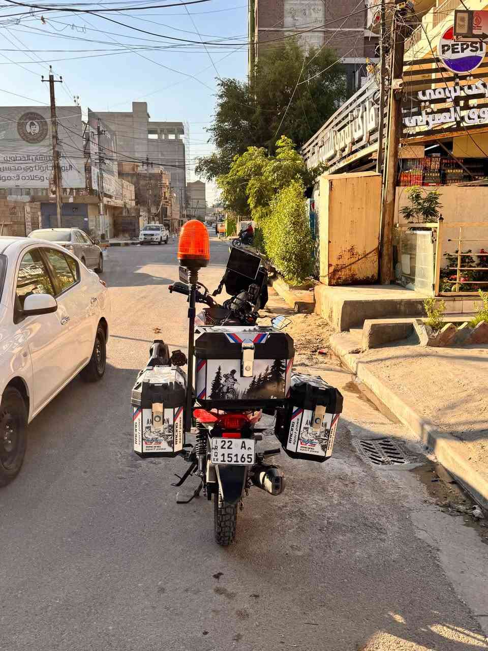 مرقم تحويل ثاني يوم Rk للبيع

ما اكلك واكفه على العراق بس عليها 

إضافات متكدر حتى تحسبهن رح اسولف شياء بسيطه

جنط gs 
سستم سماعات 4 سماعات مضخم 

شاشه Gc المانيه بس الشاشه ب210 

لدات سيزر gr1

صافره إنذار 

نشره 🚨

لاسلكي 

مثبت سرعه 

جلكانات عدد 2 

جنطه تانكي وملحقاتها 

كامرات 

فجوج رايزر 

عمبار gs

وبعد خير من الله 

السعر المطلوب بيها ( 3300 ملاين ) ما تعرف بيهن لا تسئل فدوه العينك الدراجه بعدها زيرو ماشيه 5000 سعر الجديده 3150 يعني الاضافات كلهن حاسبهن الك ب150 (سبب البيع عندي عمليه والله ) 

عنواني بغداد 

*********** بغداد, العراق
