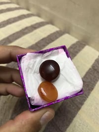 عقيق يماني • احمر دموي • عسلي