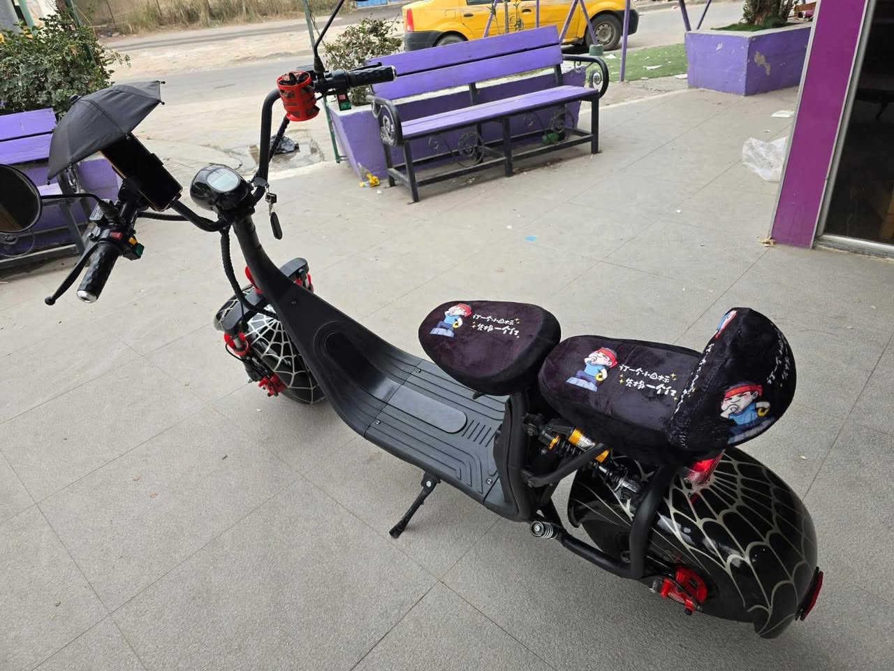 السلام عليكم دراجه هارلي امريكي اصلي بطاريه ليثيوم كلش جديدة مابيهه اي نقص فول مواصفات استخدام قليل رقمي للتواصل, ***********
