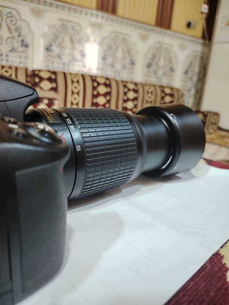 السلام عليكم✋ ....

*للبيع كامرتي الخاصه بالتصوير
*جنت استعمله فقط بأيام الزياره
#السـعـــر_300, الـف💸
-للأتصال على رقم الهاتف
.
.  👈🏻  ||   ***********   ||  👉🏻
ـــــــــــــ ـ ــــــــــــ ـ 
°مواصفاتها :-
*نوعها  Nikon_d3100 📸
*زوم استبلايزر VR
*زومها احترافي
*زوم  55-200
*مانع اهتزاز بيها
*دقته فوول f4
*تصوير فيديو
`المنافذ 4
`منفذ فلاش
`منفذ مايك
`خفيفه الوزن

 مــع :-
-بطارية ✔️
-جنطة   ✔️
-رام 8GB ✔️
-حزام كتف ✔️

-تصوير ( أشخاص - بورتريه - طبيعي )
 صناعته ياباني ☑️
  سعرها مناسب ☑️
ـ ــــــــــــ ـ ـــــــــــــــ ـ
🔹باقي التفاصيل اتصل أعلاه 👆🏻👆🏻
#العنـــــوان_البصـــــــرة ...وتدللون
