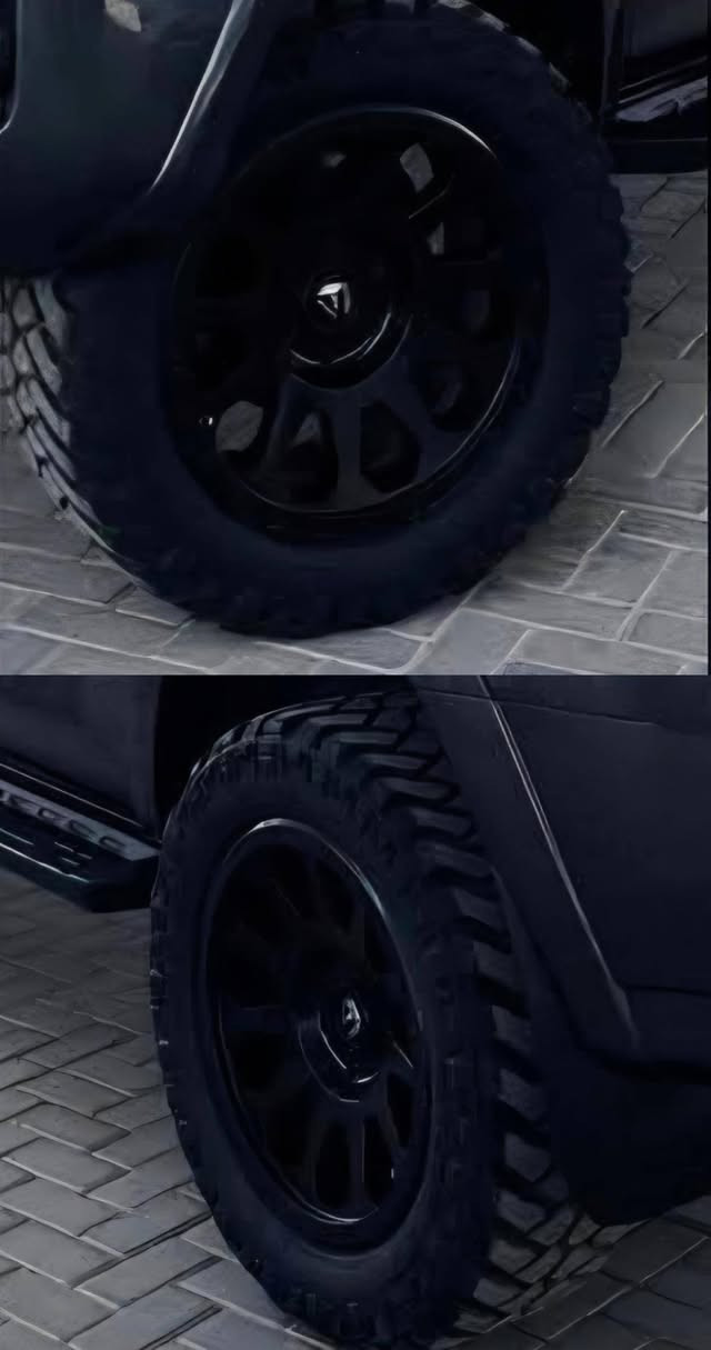 يوجد ويل نوعيه فيول FUEL حجم 20 
الأمريكي الاصلي وليس التجاري مع تاير جبلي تخم  نظيف كلش 6 براغي يرهم على ( FJ / تاهو/ رام/ سلفادور / همر / جيب رانكلر / GMC ) وغيرها 
قياس التاير الجبلي LT 295/55/20R 
سعره بل موقع فقط الويل 18 ورقه ونص تكدر تشوفه تبحث عليه 
اني اريده تخم كامل ب13 ورقه مع التايرات الجبلي نظيف كلش غير متواجد على النت الاتصال *********** واسف على الإطالة
